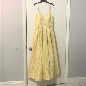 Trixxi Juniors Floral-Print Tie-Back Gown